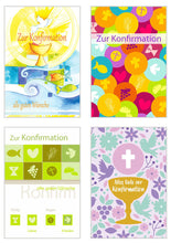 Laden Sie das Bild in den Galerie-Viewer, Edition Seidel Set 12 Konfirmationskarten mit Umschlag (20509)