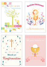 Laden Sie das Bild in den Galerie-Viewer, Edition Seidel Set 12 Konfirmationskarten mit Umschlag (20509)