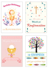 Laden Sie das Bild in den Galerie-Viewer, Edition Seidel Set 12 Konfirmationskarten mit Umschlag (20511)