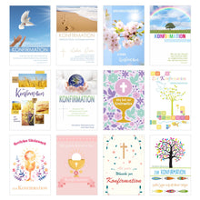 Laden Sie das Bild in den Galerie-Viewer, Edition Seidel Set 12 Konfirmationskarten mit Umschlag (20511)