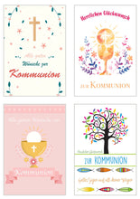 Laden Sie das Bild in den Galerie-Viewer, Edition Seidel Set 12 Kommunionskarten mit Umschlag (20517)