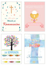 Laden Sie das Bild in den Galerie-Viewer, Edition Seidel Set 12 Kommunionskarten mit Umschlag (20519)