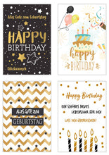 Laden Sie das Bild in den Galerie-Viewer, Edition Seidel Set 20 exklusive Premium Geburtstagskarten mit Briefumschlag. Glückwunschkarte Grusskarte Geburtstag Geburtstagskarte Mann Frau Karten Happy Birthday (20532)