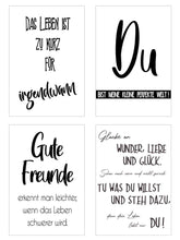 Laden Sie das Bild in den Galerie-Viewer, Edition Seidel Set 25 Postkarten Leben & Momente mit Sprüchen. Karten mit Spruch. Geburtstagskarten Postkarte. Geschenk Dekoidee. Liebe Freundschaft Leben Motivation (20541)