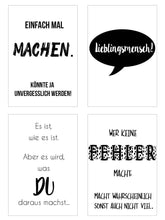 Laden Sie das Bild in den Galerie-Viewer, Edition Seidel Set 25 Postkarten Leben & Momente mit Sprüchen. Karten mit Spruch. Geburtstagskarten Postkarte. Geschenk Dekoidee. Liebe Freundschaft Leben Motivation (20541)