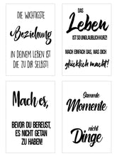 Laden Sie das Bild in den Galerie-Viewer, Edition Seidel Set 25 Postkarten Leben & Momente mit Sprüchen. Karten mit Spruch. Geburtstagskarten Postkarte. Geschenk Dekoidee. Liebe Freundschaft Leben Motivation (20542)