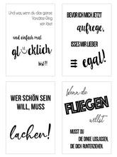 Laden Sie das Bild in den Galerie-Viewer, Edition Seidel Set 25 Postkarten Leben & Momente mit Sprüchen. Karten mit Spruch. Geburtstagskarten Postkarte. Geschenk Dekoidee. Liebe Freundschaft Leben Motivation (20542)