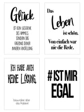 Laden Sie das Bild in den Galerie-Viewer, Edition Seidel Set 25 Postkarten Leben & Momente mit Sprüchen. Karten mit Spruch. Geburtstagskarten Postkarte. Geschenk Dekoidee. Liebe Freundschaft Leben Motivation (20542)