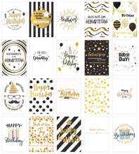 Laden Sie das Bild in den Galerie-Viewer, Edition Seidel Set 20 exklusive Premium Geburtstagskarten mit Briefumschlag. Glückwunschkarte Grusskarte Geburtstag Geburtstagskarte Mann Frau Karten Happy Birthday (20808)