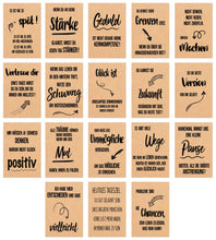 Laden Sie das Bild in den Galerie-Viewer, Edition Seidel Set 18 Postkarten Leben & Momente mit schönen Sprüchen gedruckt auf hochwertigem Kraftpapier (20836)