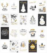 Laden Sie das Bild in den Galerie-Viewer, Edition Seidel Set 20 exklusive Premium Weihnachtskarten mit Umschlag (21108)