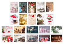 Laden Sie das Bild in den Galerie-Viewer, Edition Seidel Set 20 exklusive Premium Weihnachtskarten mit Umschlag (21110)