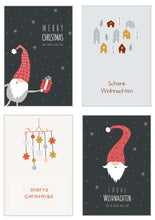 Laden Sie das Bild in den Galerie-Viewer, Edition Seidel Set 20 exklusive Premium Weihnachtskarten mit Umschlag (21109)