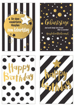 Laden Sie das Bild in den Galerie-Viewer, Edition Seidel Set 20 exklusive Premium Geburtstagskarten mit Briefumschlag. Glückwunschkarte Grusskarte Geburtstag Geburtstagskarte Mann Frau Karten Happy Birthday (20808)