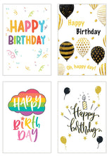Laden Sie das Bild in den Galerie-Viewer, Edition Seidel Set 20 exklusive Premium Geburtstagskarten mit Briefumschlag. Glückwunschkarte Grusskarte Geburtstag Geburtstagskarte Mann Frau Karten Happy Birthday Billet Sprüche (20811)