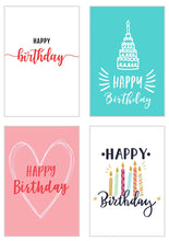Laden Sie das Bild in den Galerie-Viewer, Edition Seidel Set 20 exklusive Premium Geburtstagskarten mit Briefumschlag. Glückwunschkarte Grusskarte Geburtstag Geburtstagskarte Mann Frau Karten Happy Birthday Billet Sprüche (20811)