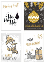 Laden Sie das Bild in den Galerie-Viewer, Edition Seidel Set 20 exklusive Premium Weihnachtskarten mit Umschlag (21108)