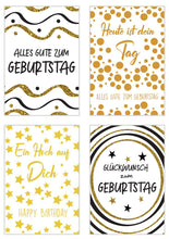 Laden Sie das Bild in den Galerie-Viewer, Edition Seidel Set 20 exklusive Premium Geburtstagskarten mit Briefumschlag. Glückwunschkarte Grusskarte Geburtstag Geburtstagskarte Mann Frau Karten Happy Birthday (20808)