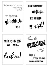 Laden Sie das Bild in den Galerie-Viewer, Edition Seidel Set Postkarten Leben & Momente mit mit Sprüchen. Karten mit Spruch. Geburtstagskarten Postkarte. Geschenk Dekoidee. Liebe Freundschaft Leben Motivation Bild Bilder lustig