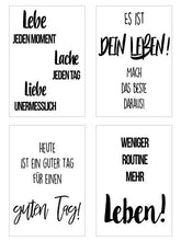 Laden Sie das Bild in den Galerie-Viewer, Edition Seidel Set Postkarten Leben & Momente mit Sprüchen. Karten mit Spruch. Geburtstagskarten Postkarte Karte. Geschenk Dekoidee. Liebe Freundschaft Leben Motivation. Bild Bilder lustig