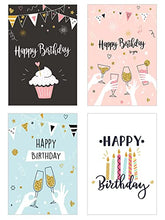 Laden Sie das Bild in den Galerie-Viewer, Edition Seidel Set 20 Geburtstagskarten Postkarten Glückwunschkarte Grusskarte Geburtstag Geburtstagskarte Mann Frau Karten Happy Birthday Billet Sprüche (SW02) (Set 2) (21219)
