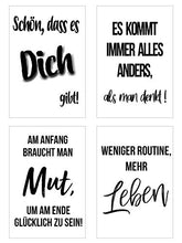 Laden Sie das Bild in den Galerie-Viewer, Edition Seidel Set Postkarten Leben & Momente mit mit Sprüchen. Karten mit Spruch. Geburtstagskarten Postkarte. Geschenk Dekoidee. Liebe Freundschaft Leben Motivation Bild Bilder lustig