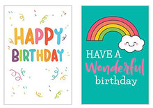 Laden Sie das Bild in den Galerie-Viewer, Edition Seidel Set 6 exklusive Geburtstagskarten mit Umschlag. Glückwunschkarte Grusskarte zum Geburtstag. Geburtstagskarte Karte Mann Frau (Doppelkarten/Klappkarten mit Briefumschlag)