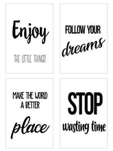 Laden Sie das Bild in den Galerie-Viewer, Edition Seidel Set 24 Postkarten Leben & Momente mit englischen Sprüchen (20369)