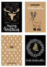 Laden Sie das Bild in den Galerie-Viewer, Edition Seidel Set 20 exklusive Premium Weihnachtskarten mit Umschlag (20679)