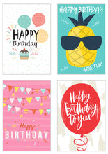 Laden Sie das Bild in den Galerie-Viewer, Edition Seidel Set 20 exklusive Premium Geburtstagskarten mit Briefumschlag. Glückwunschkarte Grusskarte Geburtstag Geburtstagskarte Mann Frau Karten Happy Birthday Billet Sprüche (20846)