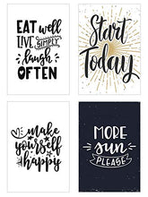 Laden Sie das Bild in den Galerie-Viewer, Edition Seidel Set 30 Postkarten Leben & Momente mit Sprüchen. Karten mit Spruch Postcrossing Geburtstagskarten. Geschenkidee Dekoidee. Liebe Freundschaft Leben Motivation schwarz weiß englisch (20829)