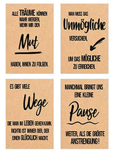 Laden Sie das Bild in den Galerie-Viewer, Edition Seidel Set 36 Postkarten auf Kraftpapier gedruckt Leben & Momente mit Sprüchen. Karten mit Spruch. Geburtstagskarten. Liebe Freundschaft Motivation (SW02) (21233)