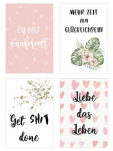 Laden Sie das Bild in den Galerie-Viewer, Edition Seidel Set 25 Postkarten Leben & Momente mit Sprüchen. Karten mit Spruch. Geburtstagskarten lustig Postkarte Karte. Geschenk Dekoidee. Liebe Freundschaft Leben Motivation (SW03) (21501)