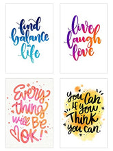 Laden Sie das Bild in den Galerie-Viewer, Edition Seidel Set 40 Postkarten Leben & Momente mit Sprüchen. Karten mit Spruch Postcrossing Geburtstagskarten. Geschenkidee Dekoidee. Liebe Freundschaft Leben Motivation lustig (SW02) (21230)