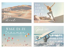 Laden Sie das Bild in den Galerie-Viewer, Edition Seidel Set 25 Postkarten Leben & Momente mit Sprüchen. Karten mit Spruch Geburtstagskarten Postkarte Karte. Geschenk Dekoidee. Liebe Freundschaft Leben Motivation lustig (SW03) (23008)