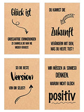 Laden Sie das Bild in den Galerie-Viewer, Edition Seidel Set 36 Postkarten auf Kraftpapier gedruckt Leben & Momente mit Sprüchen. Karten mit Spruch. Geburtstagskarten. Liebe Freundschaft Motivation (SW02) (21233)