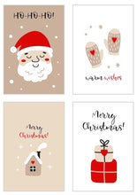 Laden Sie das Bild in den Galerie-Viewer, Edition Seidel Set 6 Premium Weihnachtskarten mit Briefumschlag - Karten Weihnachten Postkarten (21784)