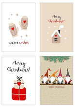 Laden Sie das Bild in den Galerie-Viewer, Edition Seidel Set 20 Premium Designer Weihnachtskarten mit Briefumschlag - Karten Weihnachten Postkarten (21785)