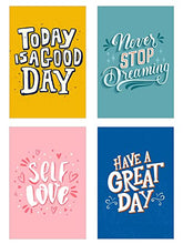 Laden Sie das Bild in den Galerie-Viewer, Edition Seidel Set 40 Postkarten Leben & Momente mit Sprüchen. Karten mit Spruch Postcrossing Geburtstagskarten. Geschenkidee Dekoidee. Liebe Freundschaft Leben Motivation lustig (SW02) (21230)