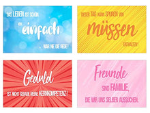 Laden Sie das Bild in den Galerie-Viewer, Edition Seidel Set 40 Postkarten Leben & Momente mit Sprüchen. Karten mit Spruch Postcrossing Geburtstagskarten. Geschenkidee Dekoidee. Liebe Freundschaft Leben Motivation lustig (SW02) (21231)