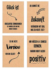 Laden Sie das Bild in den Galerie-Viewer, Edition Seidel Set 18 Postkarten Leben & Momente mit schönen Sprüchen gedruckt auf hochwertigem Kraftpapier. Karten mit Spruch. Geburtstagskarten. Liebe Freundschaft Leben Motivation (20837)