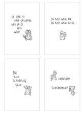 Laden Sie das Bild in den Galerie-Viewer, Edition Seidel Set 20 Postkarten lustige Katzen mit Sprüchen. Karten mit Spruch. Liebe Freundschaft Leben Motivation Geburtstagskarten lustig Postkarte Karte (SW05) (23001)