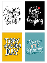 Laden Sie das Bild in den Galerie-Viewer, Edition Seidel Set 25 Postkarten Leben & Momente mit Sprüchen. Karten mit Spruch. Geburtstagskarten Postkarte. Geschenk Dekoidee. Liebe Freundschaft Leben Motivation Englisch (20576)