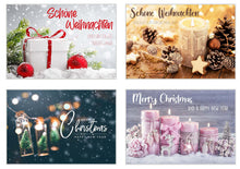 Laden Sie das Bild in den Galerie-Viewer, Edition Seidel Set 20 exklusive Premium Weihnachtskarten mit Umschlag (21110)