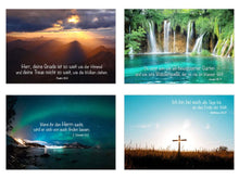 Laden Sie das Bild in den Galerie-Viewer, Edition Seidel Set 25 Postkarten Bibelverse und Bibelzitate. Karten mit Sprüchen aus der Bibel zum nachdenken und diskutieren Geburtstagskarten (23006)