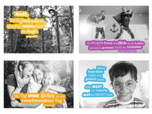 Laden Sie das Bild in den Galerie-Viewer, Edition Seidel Set 25 Postkarten Kinder mit lustige Sprüchen. Karten mit Spruch Postcrossing Geburtstagskarten. Geschenkidee Dekoidee. Liebe Freundschaft Leben Motivation lustig (23005)