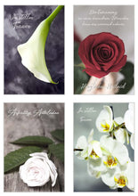 Laden Sie das Bild in den Galerie-Viewer, Edition Seidel Set 20 Premium Trauerkarten / Beileidskarten mit Umschlag. Trauerkarte Beileidskarte mit Spruch schreiben (Doppelkarten/Klappkarten mit Briefumschlag) (SW02) (21252)