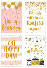 Laden Sie das Bild in den Galerie-Viewer, Edition Seidel Set Premium Postkarten mit Gold- oder Siberprägung Karten mit Sprüchen Spruch Geschenkidee Dekoidee Liebe Freundschaft Leben Motivation lustig Geburtstagskarten Bilder Bild (20233)