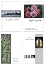 Laden Sie das Bild in den Galerie-Viewer, Edition Seidel Set 12 einfühlsame Trauerkarten / Beileidskarten mit Umschlag. Trauerkarte Beileidskarte mit Spruch (Doppelkarten/Klappkarten mit Briefumschlag) (20815)