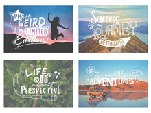 Laden Sie das Bild in den Galerie-Viewer, Edition Seidel Set 25 Postkarten Leben & Momente mit Sprüchen. Karten mit Spruch Postcrossing Geburtstagskarten. Geschenkidee Dekoidee. Liebe Freundschaft Leben Motivation lustig (SW03) (23002)
